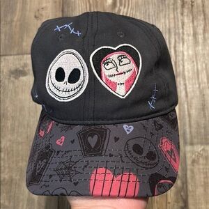 Black and Pink Character Cap